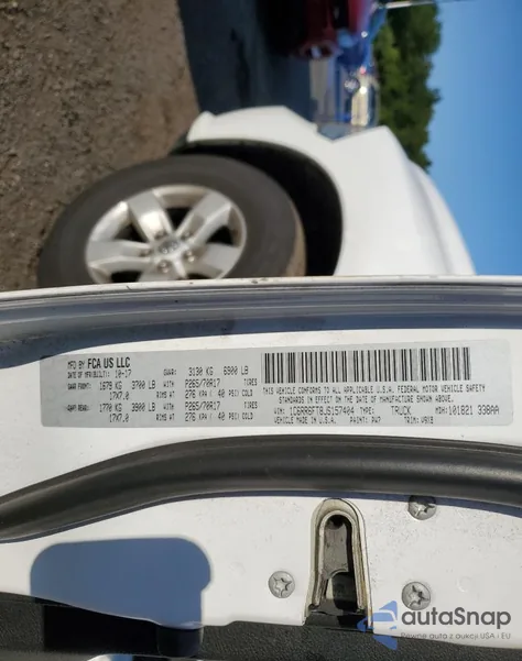 2018 Ram 1500 St from USA, damaged, VIN 1C6RR6FT8JS157404